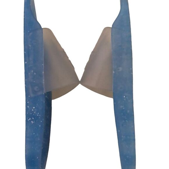 Coach Uylssa Jelly Pool Slide Sandals Cool Speckled Blue Size 6 - Picture 3 of 7